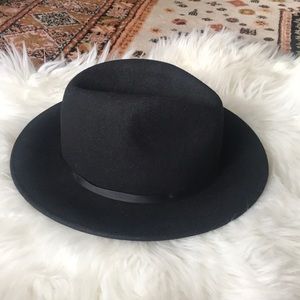 Target 100% Wool Black Wide Brimmed Hat